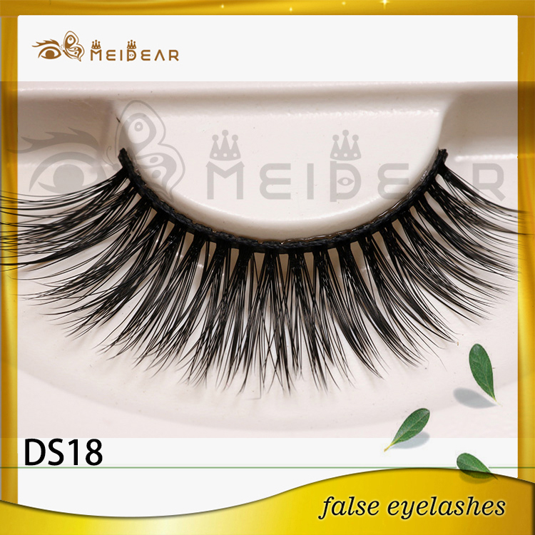 Private label hand made 3d silk eyelashes manufacturer indonesia